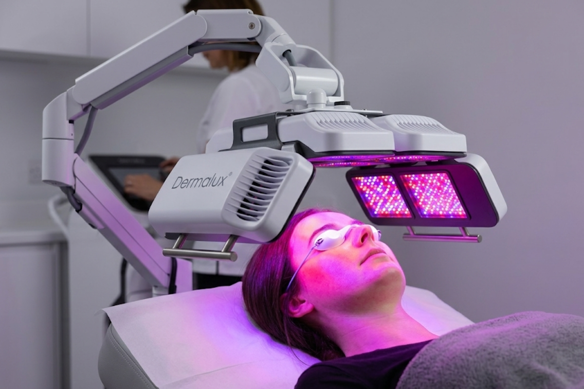 Dermalux Tri-Wave MD phototherapy device, Victoria Park Clinic London